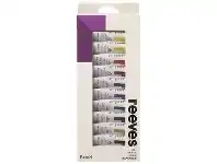 Officeworks Reeves Artists&#039; Oil Colour 12ml 12 Pack offer