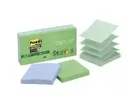 Officeworks Post-it Recycled Super Sticky Pop-Up Notes 76x76mm Bora Bora offer
