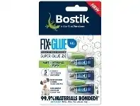 Officeworks Bostik Fix & Glue Gel 1mL 3 Pack offer