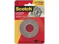 Officeworks Scotch Permanent Outdoor Mounting Tape 25.4mm x 1.51m offer