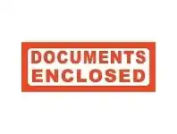 Officeworks Stock Forms Documents Enclosed Labels 51x19mm Orange 250 Pack offer