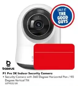 The Good Guys baseus P1 Pro 3K Indoor Security Camera offer