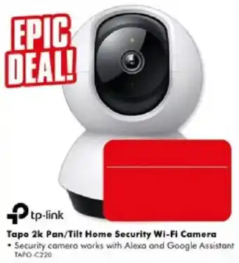 Tp-link Tapo 2k Pan/Tilt Home Security Wi-Fi Camera