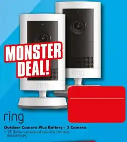 The Good Guys ring Outdoor Camera Plus Battery - 2 Camera offer