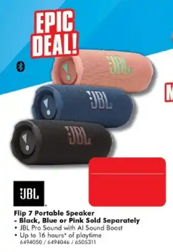 JBL Flip 7 Portable Speaker