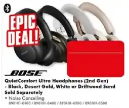 The Good Guys Bose QuietComfort Ultra Headphones (2nd Gen) offer