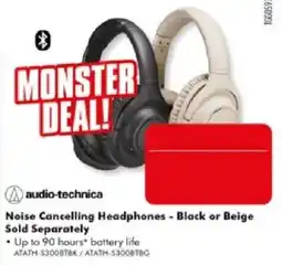 The Good Guys audio-technica Noise Cancelling Headphones offer