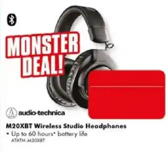 The Good Guys audio-technica M20XBT Wireless Studio Headphones offer