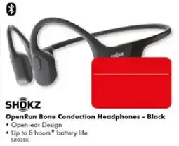 The Good Guys Shokz OpenRun Bone Conduction Headphones - Black offer