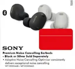 The Good Guys Sony Premium Noise Cancelling Earbuds offer