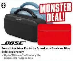 The Good Guys Bose SoundLink Max Portable Speaker offer