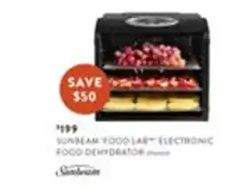 Domayne Sunbeam Food Lab Electronic Food Dehydrator offer