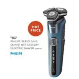 Domayne Philips Series 5000 SkinIQ Wet and Dry Electric Shaver offer