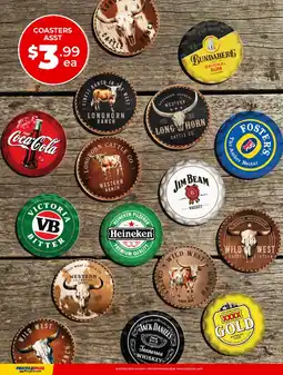Prices Plus Coasters Assst offer