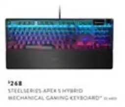 Domayne SteelSeries Apex S Hybrid Mechanical Gaming Keyboard offer