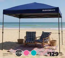 Prices Plus Gazebo 3x3m Bush Beach offer