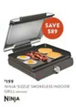 Domayne Ninja Sizzle Smokeless Indoor Grill offer