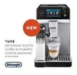 Domayne De'Longhi Eletta Ultra Automatic Coffee Machine offer
