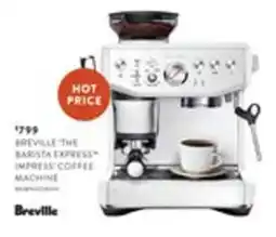 Domayne Breville 'The Barista Express' Impress Coffee Machine offer