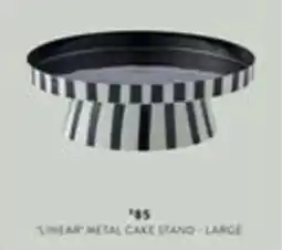 Domayne Linear Metal Cake Stand - Large offer