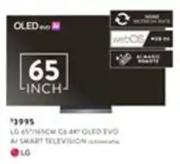 Domayne LG 65"165CM C8 4K OLED EVO AI SMART TELEVISION offer