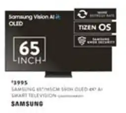 Domayne Samsung 65"MSCM 590H OLED 4K AI Smart Television offer