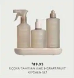 Domayne Ecoya 'Tahitian Lime & Grapefruit' Kitchen Set offer