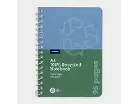 Officeworks J.Burrows 100% Recycled A6 Spiral Notebook 96 Pages offer