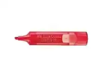 Officeworks Faber-Castell Textliner Fluoro Highlighter Red offer