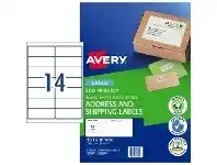 Officeworks Avery Enviro Address Labels 99.1 x 38.1mm White 20 Sheet offer