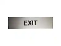 Officeworks Sandleford Metal Exit Sign 200 x 50mm offer