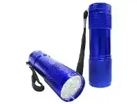 Officeworks Mini LED Metallic Torch Blue offer