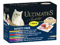 Foodworks Ultimates Indulge Adult Cat Food Variety Pack 7 x 85g offer