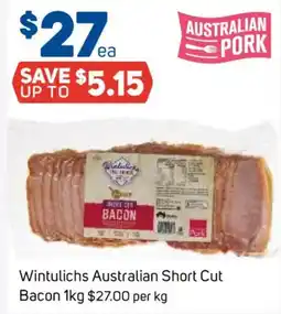 Foodland Wintulichs Australian Short Cut Bacon offer