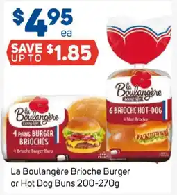 Foodland La Boulangerie Brioche Burger or Hot Dog Buns offer