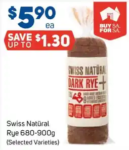 Foodland Swiss Natür al Dark Rye offer
