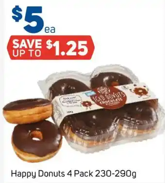 Foodland Happy Donuts 4 Pack offer