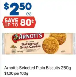 Foodland Arnott's Selected Plain Biscuits offer