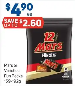 Foodland Mars Varieties Fun Packs offer