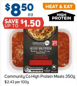 Foodland Community Co High Protein Meals offer