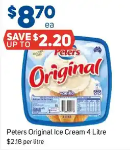 Foodland Peters Original Ice Cream offer