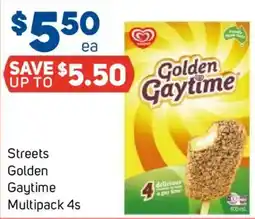 Foodland Streets Golden Gaytime offer