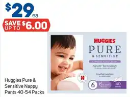 Foodland Huggies Pure & Sensitive Nappy Pants offer