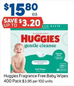 Foodland Huggies Fragrance Free Baby Wipes offer