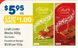 Foodland Lindt Lindor Blocks offer