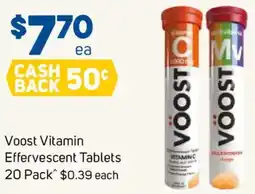 Foodland Voost Vitamin Effervescent Tablets offer