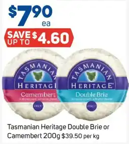 Foodland Tasmanian Heritage Double Brie or Camembert offer