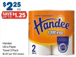 Foodland Handee Ultra Paper Towel offer
