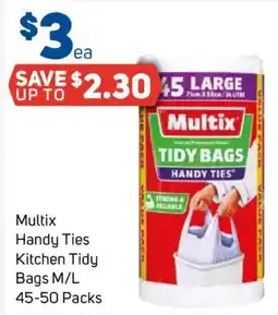 Foodland Multix Handy Ties Kitchen Tidy Bags offer