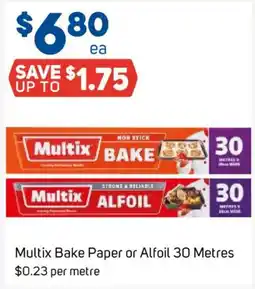 Foodland Multix Bake Paper or Alfoil offer